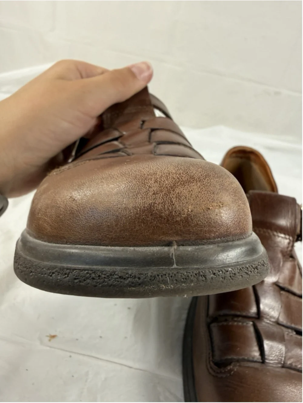 ECCO Women's Brown Leather Casual Shoes Sz 40